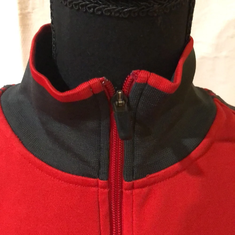 Nike Lebron sample red and dark gray zip up‎ jacket, size large